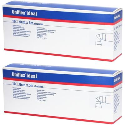 Uniflex ideal Binden 6 cmx5 m weiß lose 2x 2x10 St