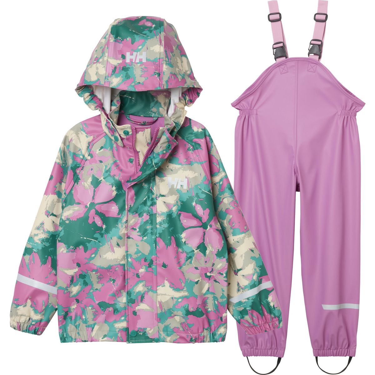Helly Hansen K Bergen 2.0 PU Rainset AOP meta pink aop (089) 2 40511_089-2