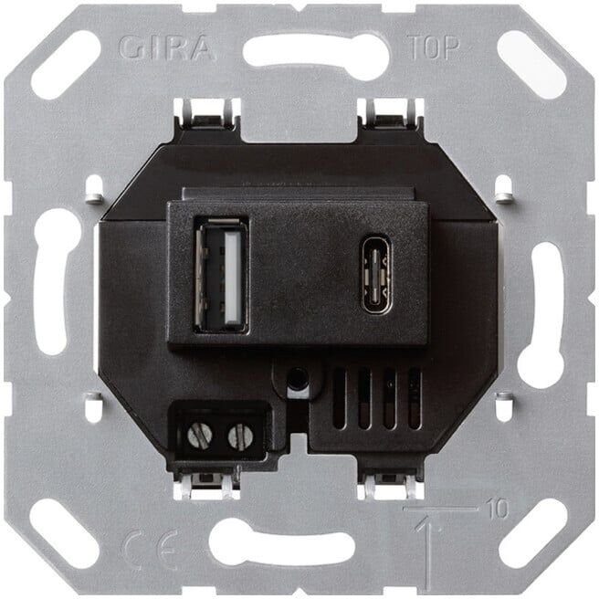 Gira Alimentation USB 2x type A/C module 236900 (236900)