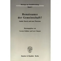 Renaissance der Gemeinschaft?, Fachbücher