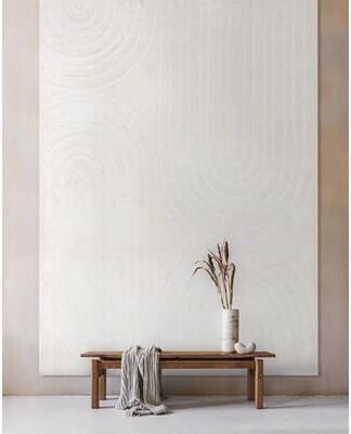 Well Woven Feliz Modern Soft Shag Geometric High-Low Textured Area Rug