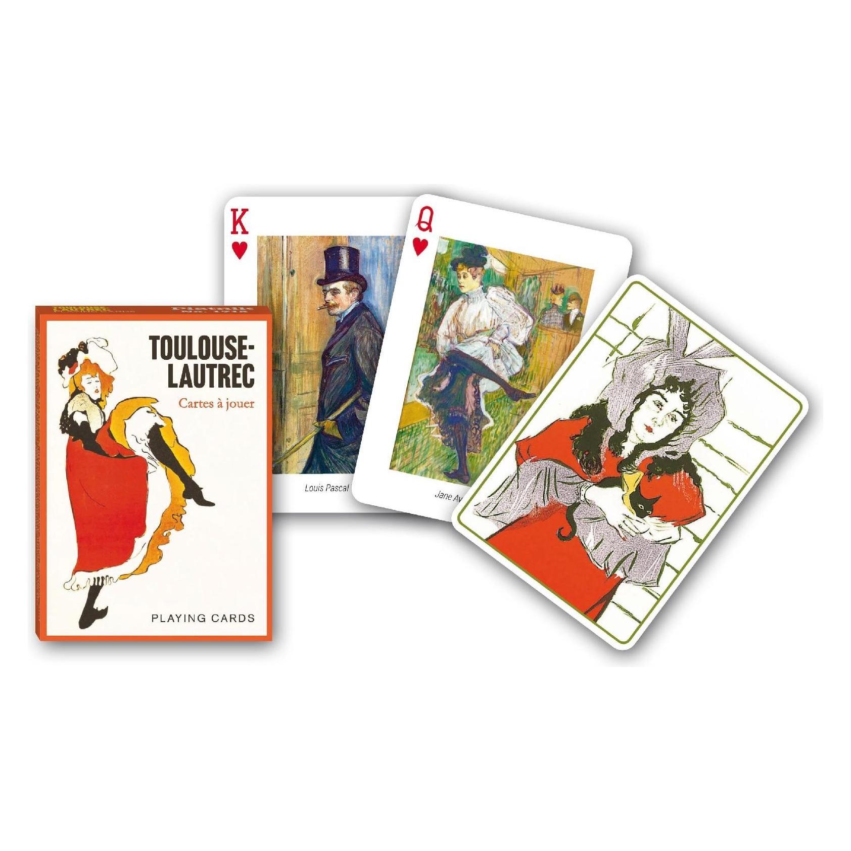 Piatnik Sammelkarten Toulouse-Lautrec (2 - 10 Spieler) (1715-PI)