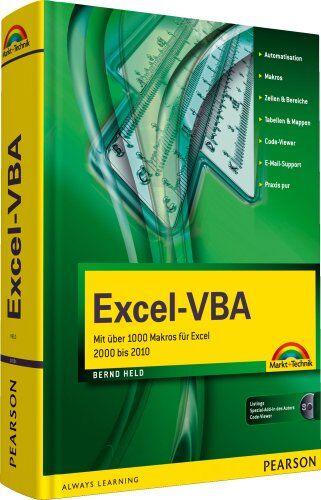 Bernd Held - Excel-VBA: Mit über 1000 Makros für Excel 2000 bis 2010 (Kompendium / Handbuch) - Preis vom 30.09.2026 22:30:23 h