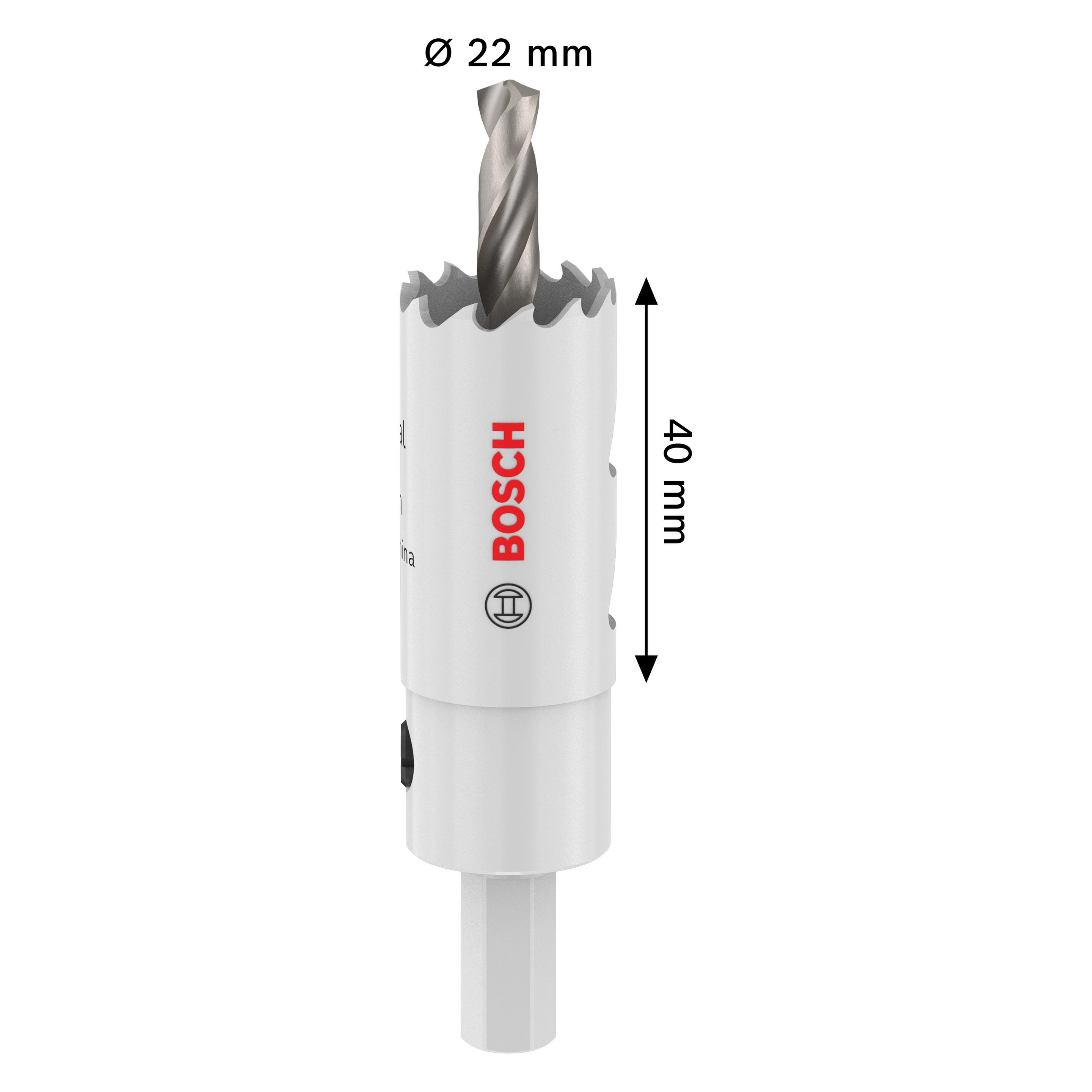 Bosch Professional Zubehör Multi Material Arbored Lochsäge, 22 mm (22 mm) (2608594512)