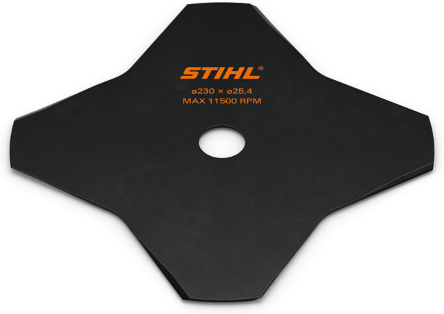 STIHL Lame de coupe herbe, quatre tranchants, 230 mm (40007133801)