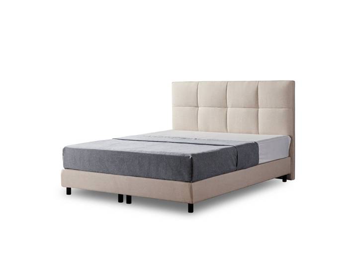V6 Boxspringbett Modell 213 mit Taschenfederkernmatratze