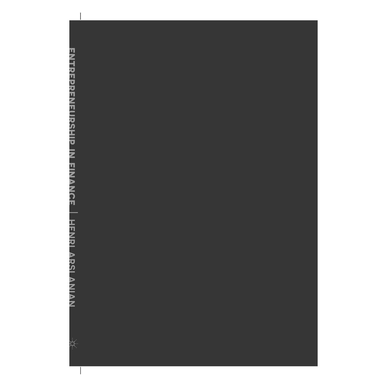 Springer Entrepreneurship in Finance (Englisch, Softcover, Henri Arslanian) (56009856)