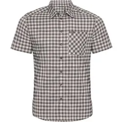 ODLO Herren Wanderhemd "Nikko Check", Größe S in Grau Grau