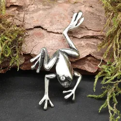 Drachensilber Frosch Schmuck Anhänger Silber Kettenanhänger 925/000 - Silber