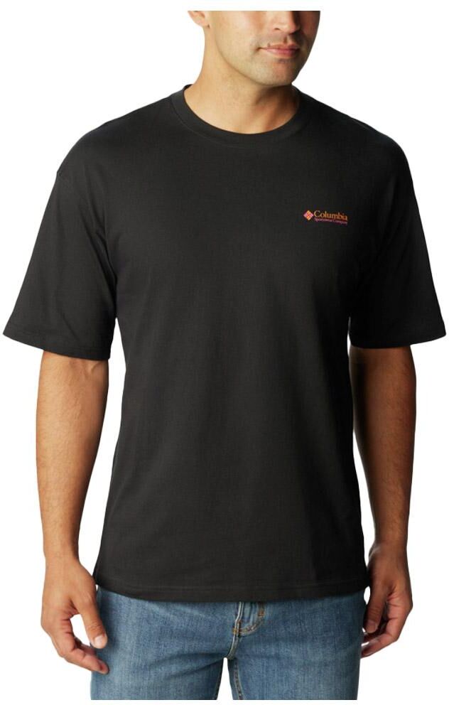 Columbia  - Wintertrainer Ss Graphic Black - S - Tee-shirt