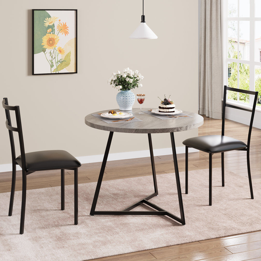 Borough Wharf 2 -Person Dining Set Gray