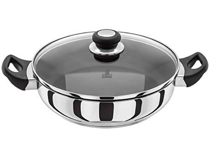 Judge J232A Vista Antihaft-Sauteuse Pfanne, Edelstahl, 28 cm