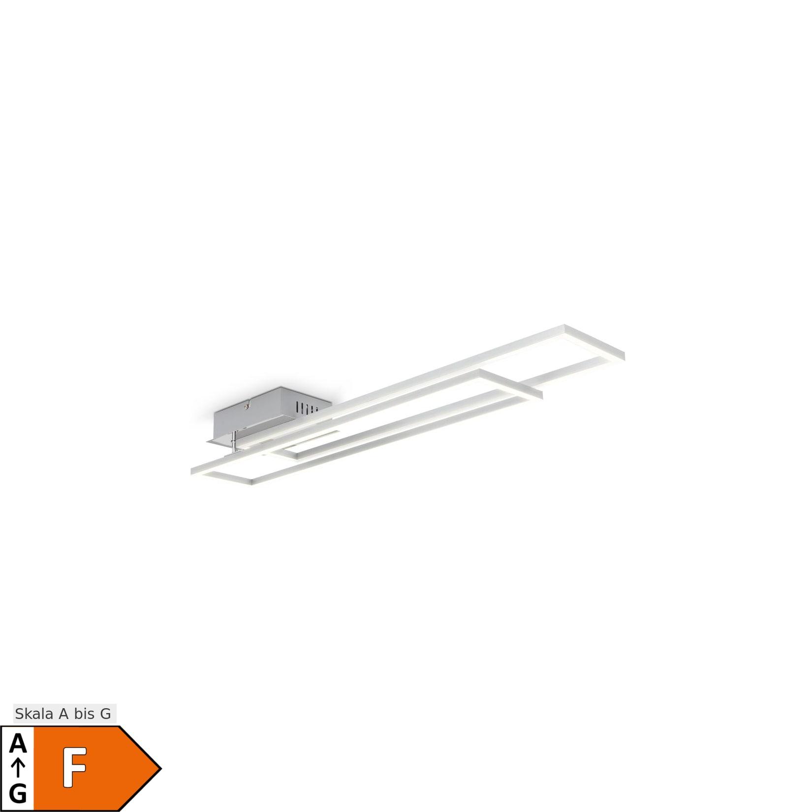 LED Wand- und Deckenleuchte,chrom-alu, LED/40W