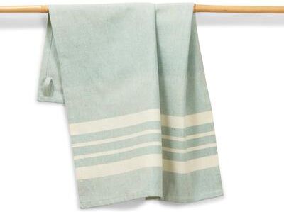 "PARSLEY Handmade Kitchen Towel by Sustainable Threads   100% Cotton   Fairtrade   27""x19"" (Set of 2)"