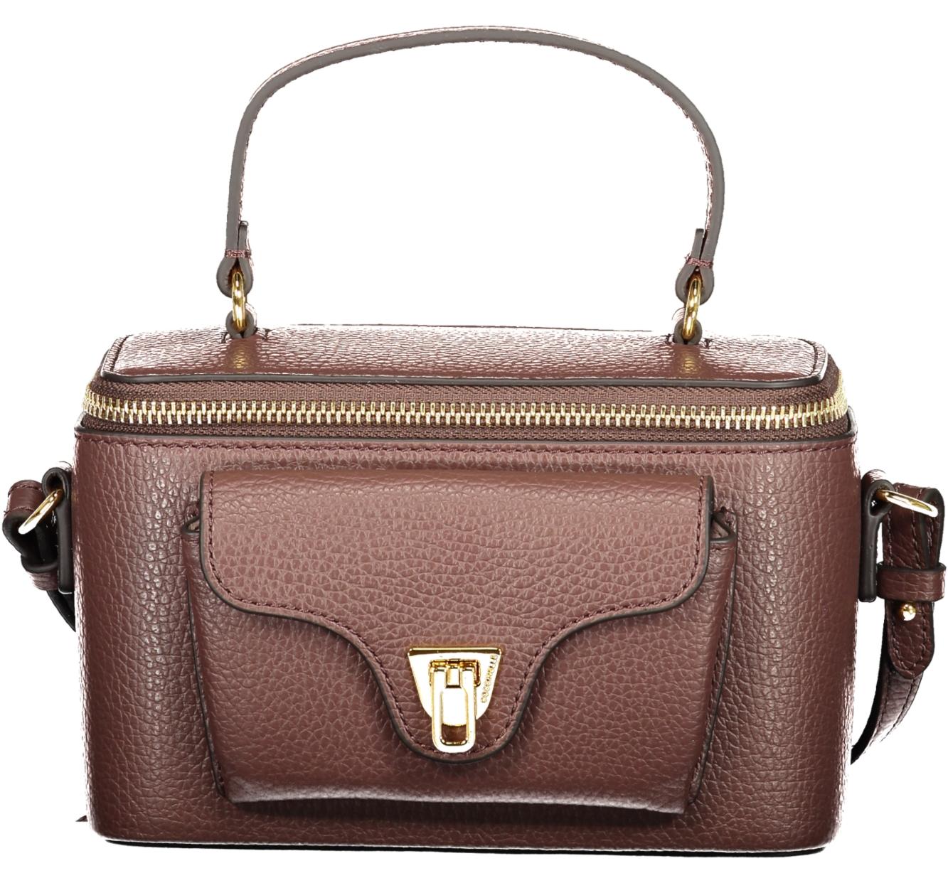 Elegante braune Damentasche mit verstellbarem Schultergurt