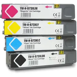 Gigao HP 973X Tintenpatronen Set CMYK für PageWide Pro 470 Series - 10.000/7.000 Seiten