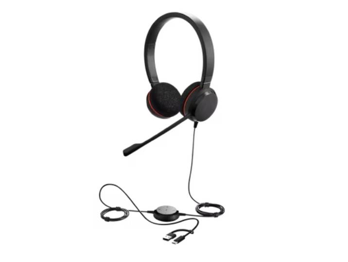 Jabra Evolve 20 SE MS Duo Casque filaire USB-C / USB-A