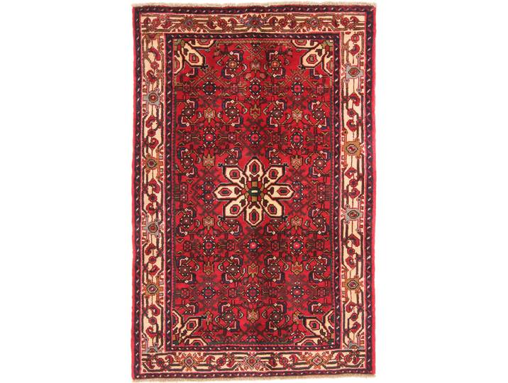 Hamadan Teppich 105x162 Handgeknüpft Orientteppich Perserteppich Wolle