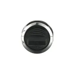ABB MTS2-30B Kipphebelschalter Bedienelement, 3 Positionen, tastend, Hebel schwarz Rückstellung Von A nach B und C nach B, Frontring Metall