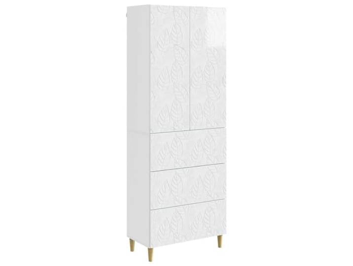 RJPLMFV Aufbewahrungsschrank, 2-teilig, 66 x 34,5 x 90 cm, Verbundholz Modernes Design, geräumige Einlegeböden, sichere Türen, einfache Wartung, langlebiges Verbundholz, für Wohn- oder