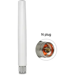 Delock 433 MHz Antenne N Stecker 1,45 dBi omnidirektional starr outdoor weiß