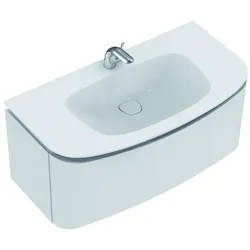Ideal Standard Ersatzteil Schubladenfront DEA, f.T7852S3, m. Ablaufgarn., Hgl.hellbraun lackiert, TV TV599S3