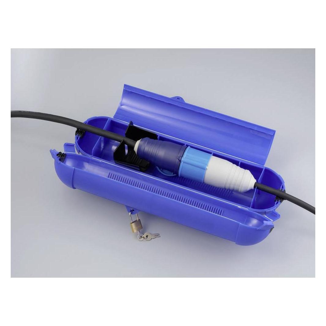 Sygonix SY-6797948 Steckerbox Blau (SY-6797948)