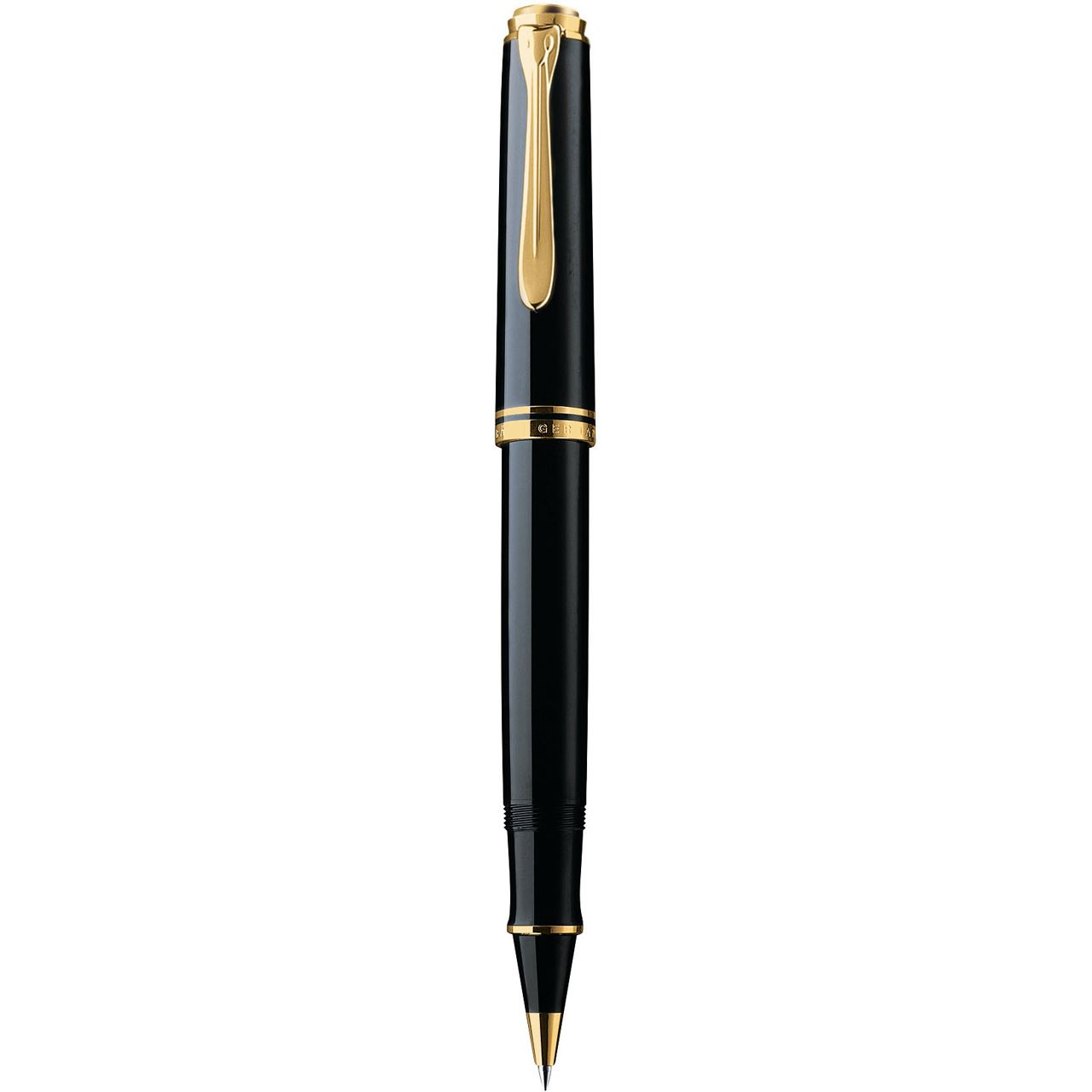 Pelikan Souverän R800 Tintenroller schwarz/gold 0,5 mm, Schreibfarbe: schwarz, 1 St.