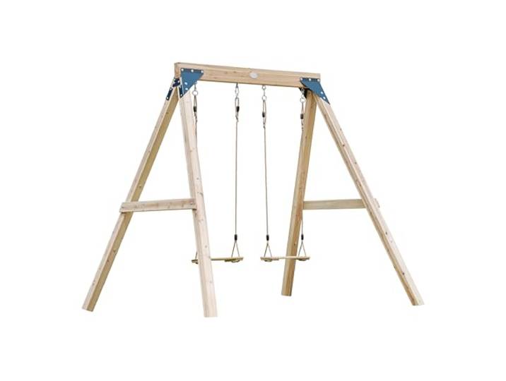 AXI Yuna Portique en Bois Marron avec 2 Balançoires Balançoire Autoportante pour 2 Enfants\, Certifié FSC\, 224 x 187 x 208 cm