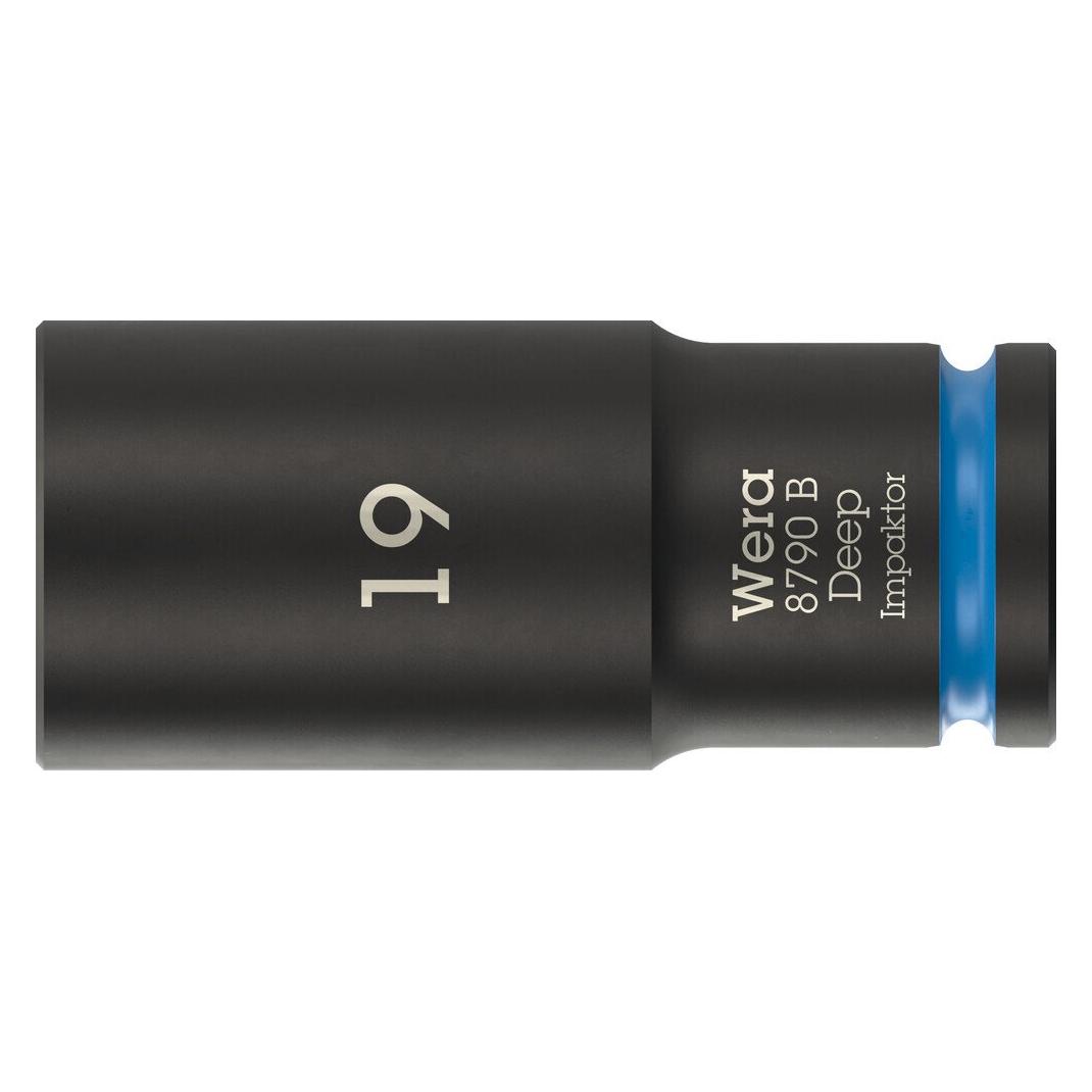 Wera 8790 B Impaktor Deep SW Steckschlüssel 3/8, 19mm (19 mm) (05005560001)