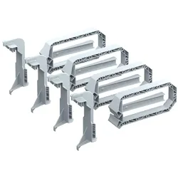 KAISER 1299-66 Einbaugehäuse, HaloX® 180/250, Prefix® Montageset 4-fach, Wandeinbau 129966