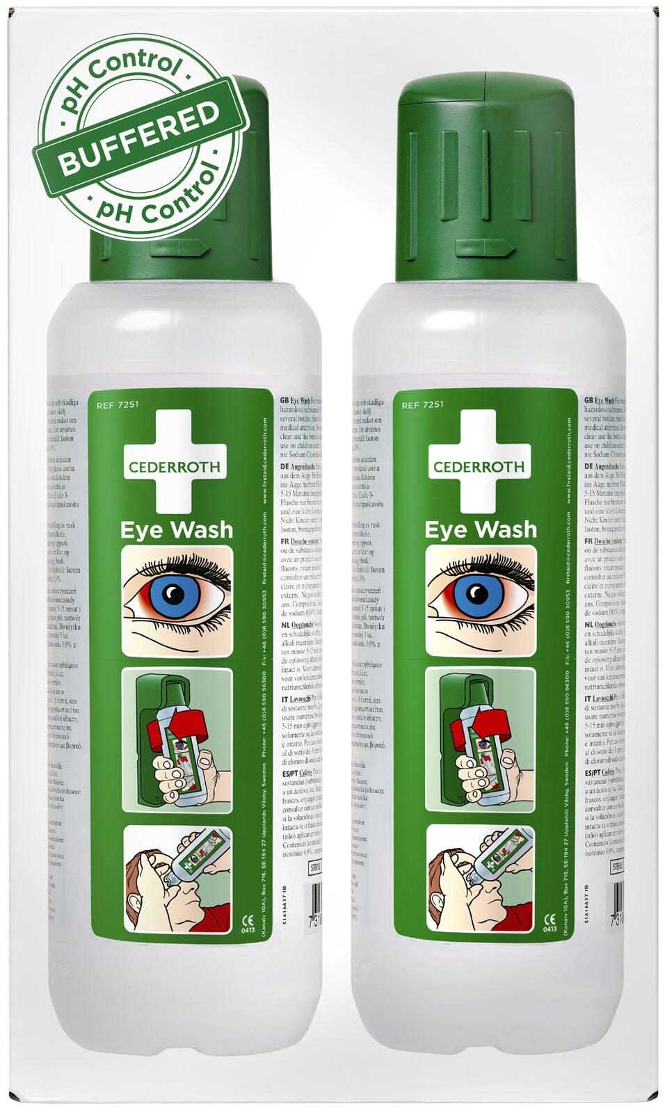CEDERROTH Augenspülung 2x 0,5 l 50032