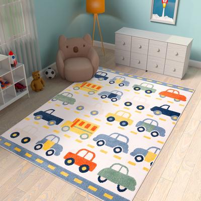 Orian Rugs Playroom Traffic White Stain Resistant Kids Area Rug