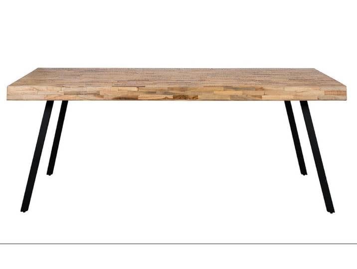 Esstisch Suri 200x90 – aus Teak - Schwarz - Luxusbetten24