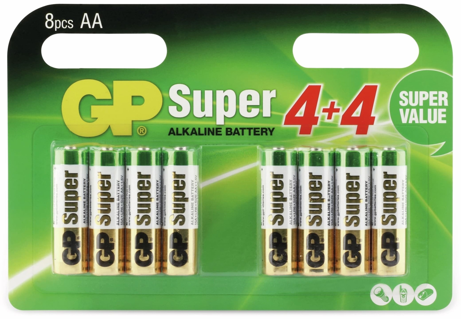 GP Batteries Universele AA Alkaline Batterij 1,5 V