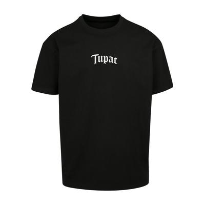 T-Shirt MERCHCODE "Merchcode Herren 2Pac - 2Pacalypse Now Oversize Tee", Herren, Gr. 4XL, schwarz, 100% Baumwolle, bedruckt, oversize, Rundhals, Shirts T-Shirt