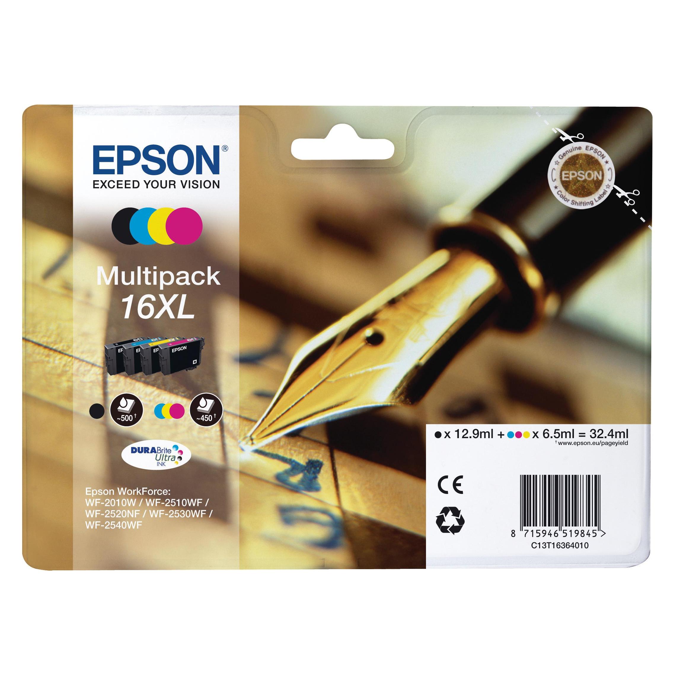 Epson 16XL DuraBrite Ultra (BK, C, M, Y) (C13T16364010)