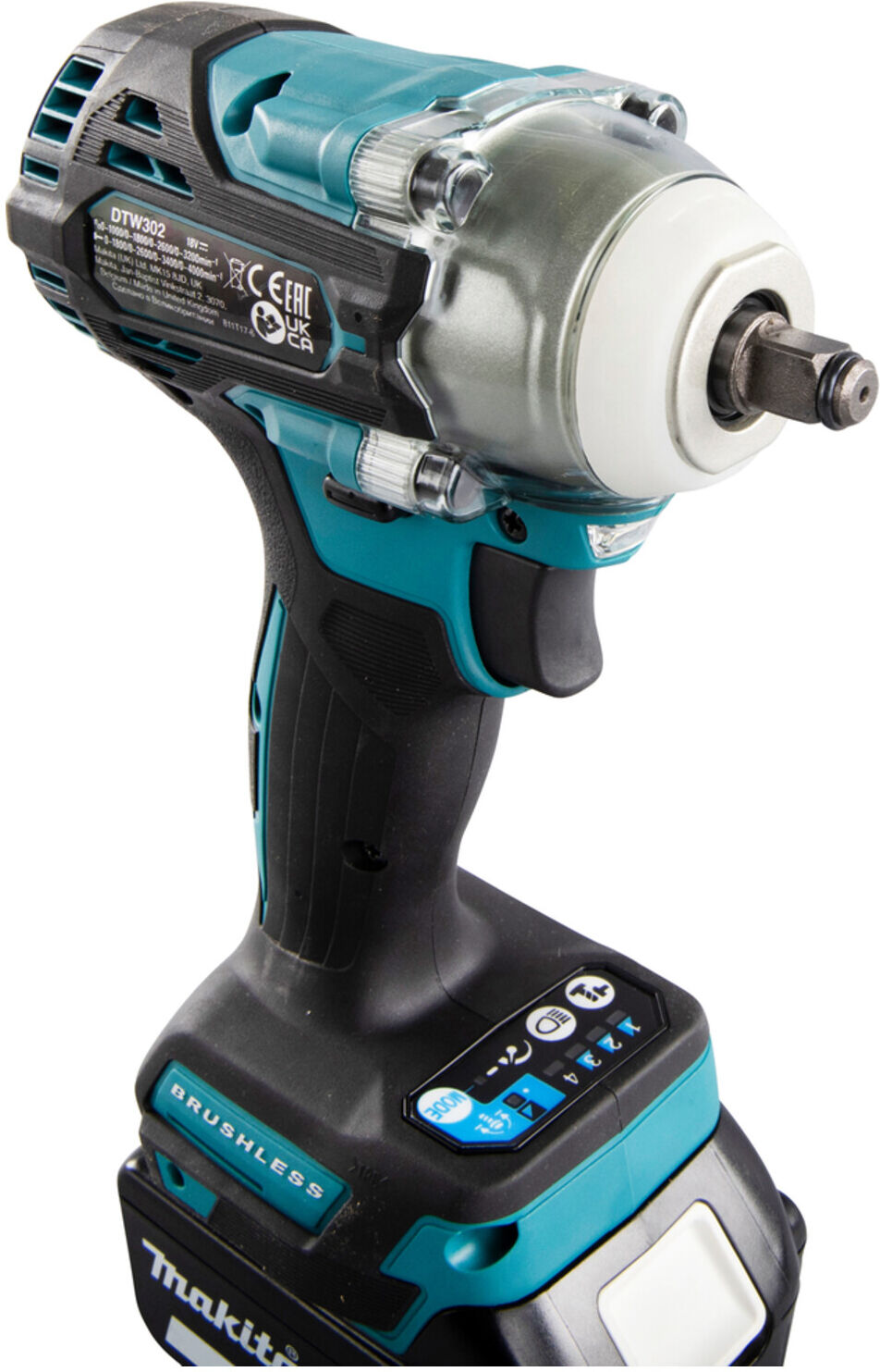Makita DTW302Z Akku-Schlagschrauber 18V bürstenloser Motor ohne Akku und Ladegerät)