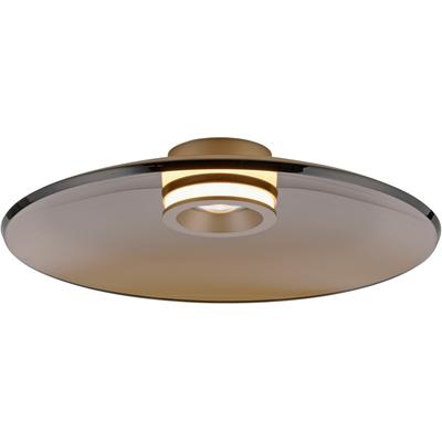 NEUHAUS PURE LED Deckenleuchte "PURE Moon", braun (bronzefarben), 1, Ø 50cm H: 11,2cm, 1 Stk., Leuchten, Dimmfähig über separaten Dimmer, LED Deckenleuchte