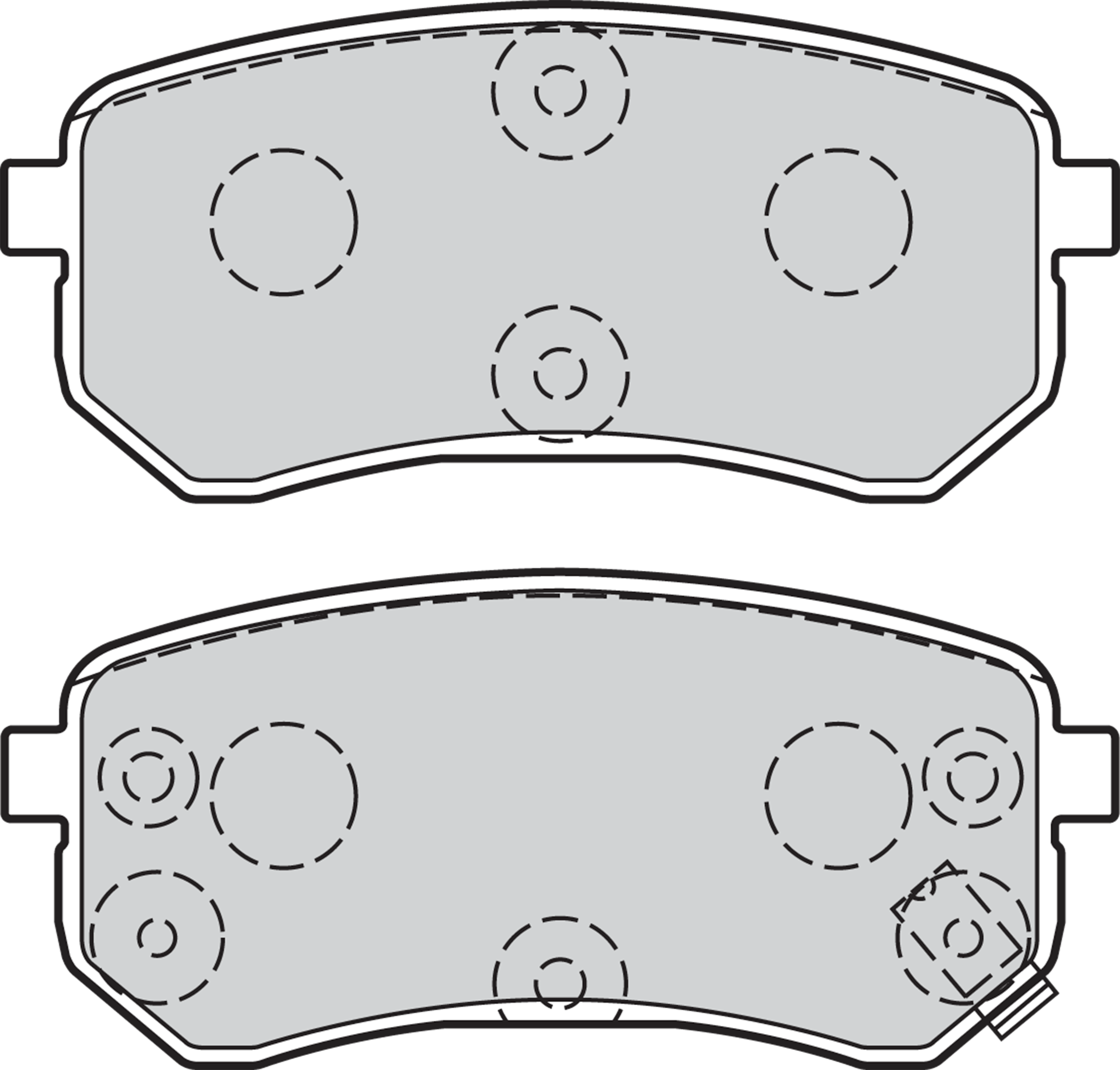 Valeo Bremsbelagsatz, Scheibenbremse First 301706 Hinterachse Für Kia Hyundai Naza