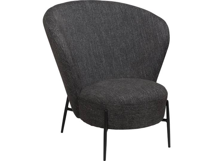 DAN-FORM Moderner Sessel Orbit Stoff black B 84 cm T 83 cm H 84.5 cm - Sessel