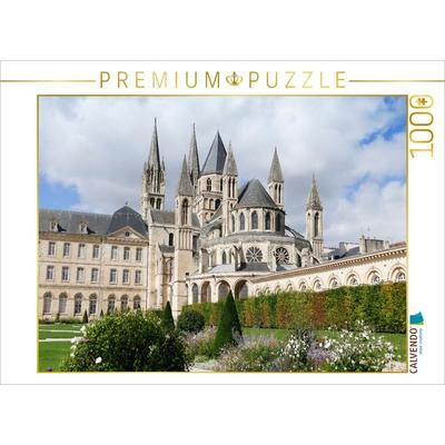 CALVENDO Puzzle Abbaye aux Hommes in Caen mit Grablege Wilhelms des Eroberers | 1000 Teile Lege-Größe 64x48cm Foto-Puzzle für glückliche Stunden