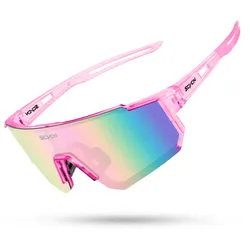 Sport-Sonnenbrille für Radfahren mit UV400-Schutz - DZ-S1411-B-12 1LENS