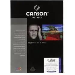 Canson INFINITY Fotopapier "Platine Fibre Rag", 310 g/qm,A3+ (310 g/m2, A3+), Fotopapier, Weiss