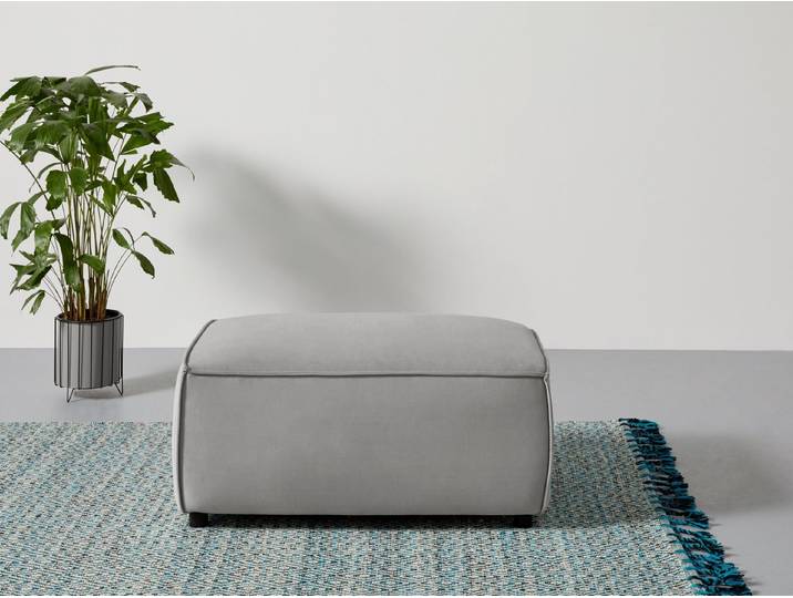 Home affaire Polsterhocker Marva, B: 100 cm, passend zur Polsterserie Marva , Federkern