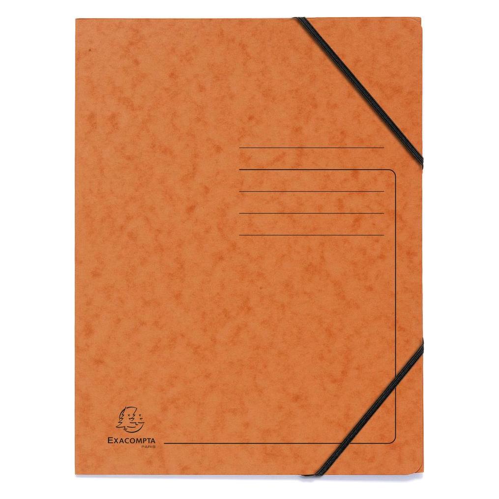 Exacompta 5 Eckspanner DIN A4 orange (A4, 5x) (555414E)