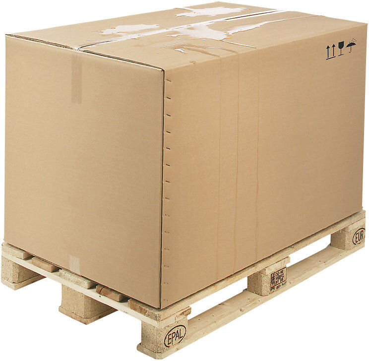 Exportbox, wasserabweisend, LxBxH 1180 x 775 x 760 mm, 1 Europalette ratioform