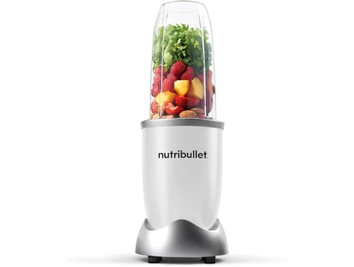nutribullet Pro 900 Watt\, Blender Électrique\, Hachoir\, verre de 700 ml NB904W\, Blanc