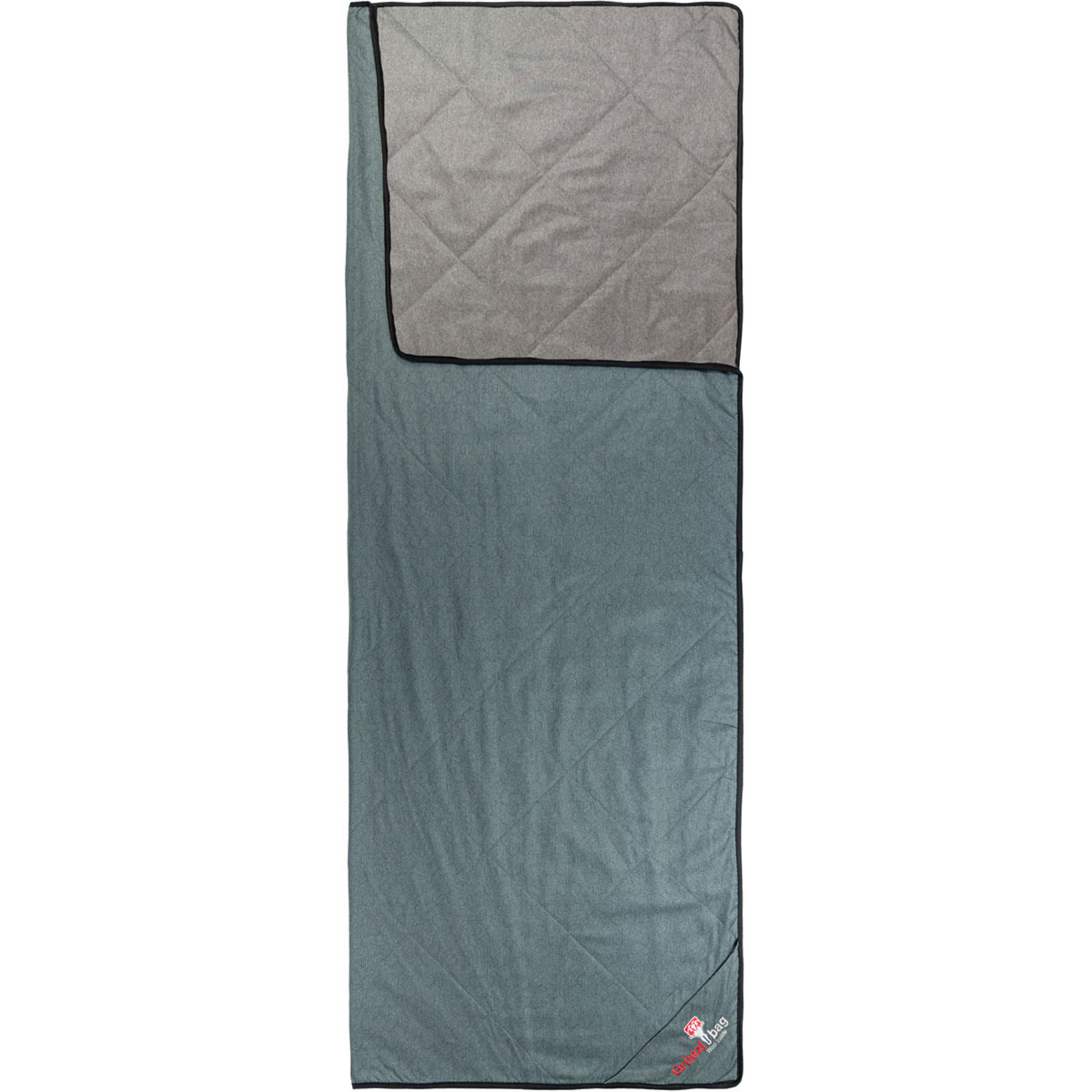 Grüezi Bag Wellhealth Wool Deluxe Decke Reisedecken blau Camping | Reise Atmungsaktiv