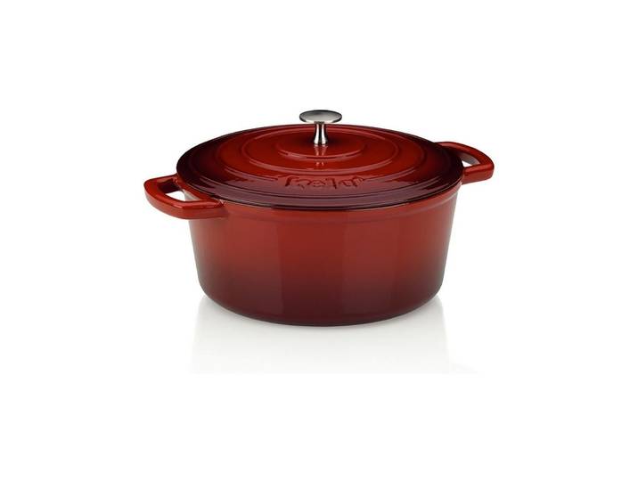 Kochtopf KELA Kela Bräter Calido , rot, B:26cm Ø:26cm, Töpfe, Kochtopf